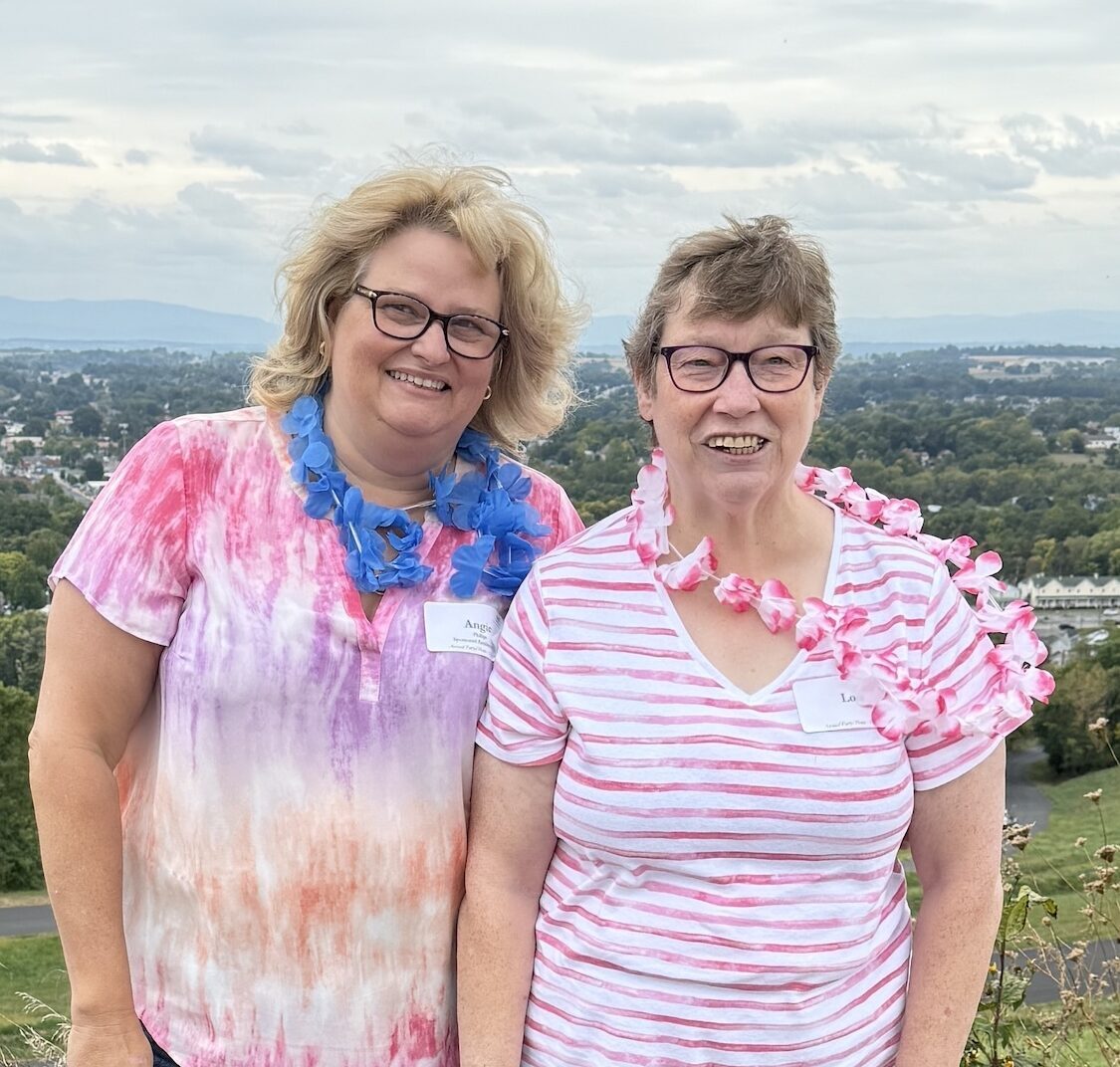 Pink shirts outside 2