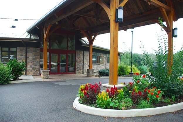 Outdoor view of the main Wall Residences Office in Floyd, VA
